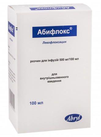 Абифлокс 500 мг 100 мл N1 раствор для инъекций