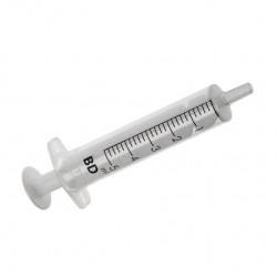 Шприц Medicare с иглой Луер Слип 0.7х38мм одноразовый двухкомпонентный 5 мл