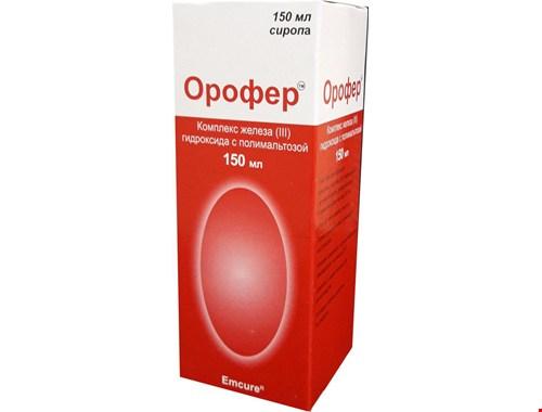 Орофер 50 мг/5 мл 150 мл сироп