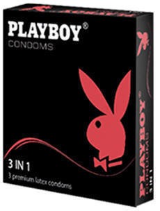 Презервативы Playboy 3 in 1, 3 шт.