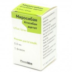Миросибан раствор для инъекций 6.75мг/0.9мл 0.9мл флакон №1