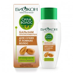 БИОКОН Сила Волос бальзам-ополаскиватель для сухих и ломких волос, 215 мл