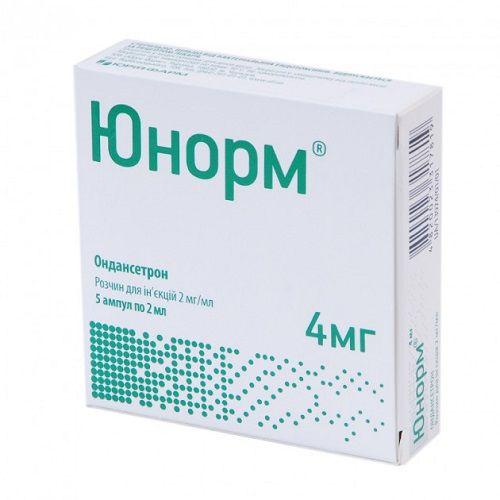 Юнорм 2 мг/мл 2 мл апмулы №5 раствор для инъекций