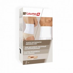 Пояс эластичный послеоперационный для живота Lauma размер 1, модель 107, белый, 1 шт.