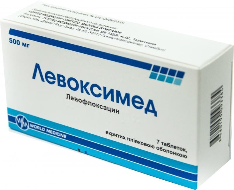 Чесні відгуки про Левоксимед таблетки по 500 мг, 7 шт. - World Medicine .