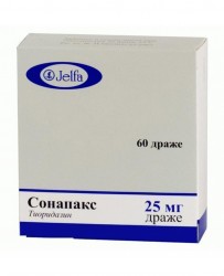 Сонапакс драже по 25 мг, 60 шт.