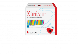 Занидип таблетки от повышенного давления по 10 мг, 98 шт.