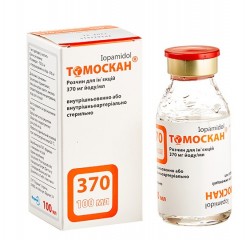 Томоскан раствор для инъекций 370 мг йода/мл, 100 мл