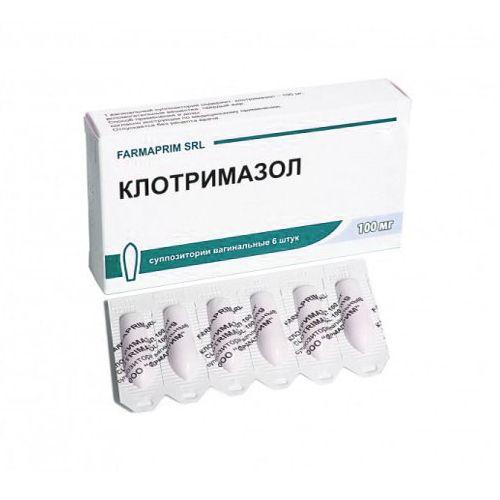 Клотримазол 0.1 г №6 таблетки вагинальные - SmithKline Beecham: цена ...