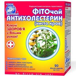 "Ключи Здоровья" 1.5 г N20 антихолестерин фиточай