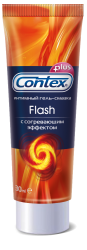 Интимный  гель-смазка CONTEX (Контекс) Flash с согревающим эффектом 30 мл
