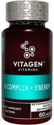 VITAGEN комплекс №25 В-Комплекс + Энергия капсулы, 60 шт.