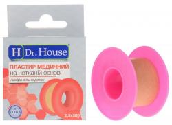 Лейкопластырь H Dr.House 2.25х500 нетканевая основа