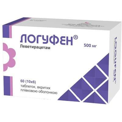 Логуфен 500 мг №60 таблетки