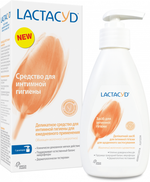 Лактацид средство для интимной гигиены с дозатором 400 мл
