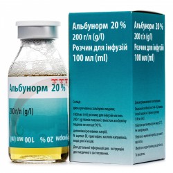 Альбунорм 20% раствор для инфузий 200 г/л, 100 мл
