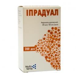 Ипрадуал аэрозоль 20 мкг/50 мкг/доза 200 доз