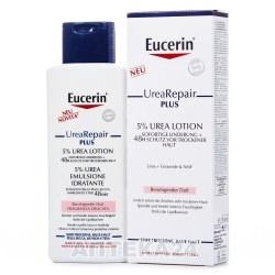 Eucerin "5% Урея Рипеир Плюс" увлажняющий лосьон для сухой кожи тела с нежным парфюмом, 250 мл