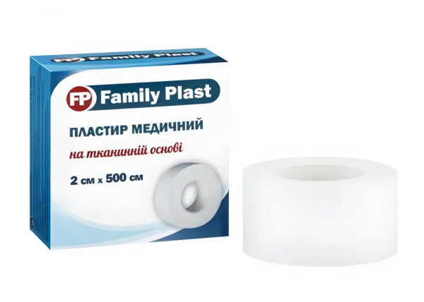 FP Family Plast лейкопластырь на тканевой основе 2 см х 500 см
