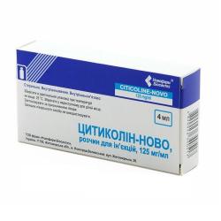 Цитиколин-Ново 125 мг/мл 4 мл №5 раствор для инъекций