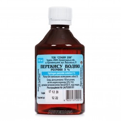 Перекись водорода раствор для внешнего применения 3%, 100 мл - Славия 2000