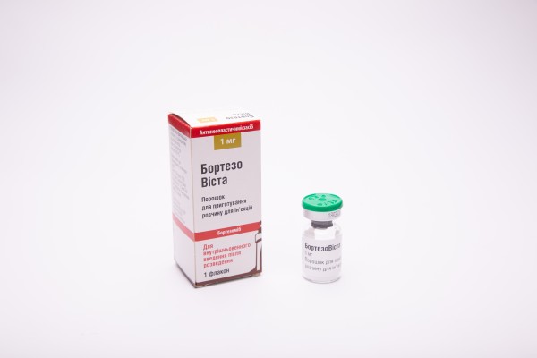 БортезоВиста порошок для раствора для инъекций по 1 мг во флаконе 