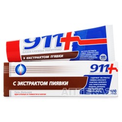911 с экстрактом пиявки гель-бальзам для ног, 100 мл