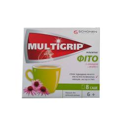 Мультигрипп фито эхинацея с витамином С порошок №8 саше