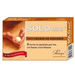 Тест для определения овуляции Solo mini, 5 шт. + Ультрачувствительный тест для определения беременности ULTRA, 1 шт.