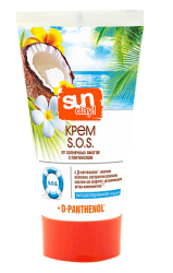 Bio Sun S.O.S крем от солнечных ожогов с пантенолом, 150 мл