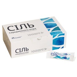 Соль Средиземного моря для промывания носа, по 3 г в пакетах-саше, 100 шт.