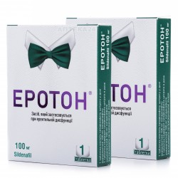 Эротон таблетки по 100 мг, 1 шт. + Эротон таблетки по 100 мг, 1 шт.