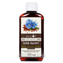 Масло льна, 200 мл - ТМ Экооил