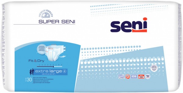 Подгузники SENI Extra Large Super, 30 шт.