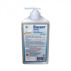 Винсепт дезинфицирующее средство жидкое, флакон пластиковый с дозатором, 500 мл