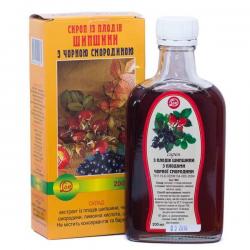 Сироп Шиповника с черной смородиной 200 мл