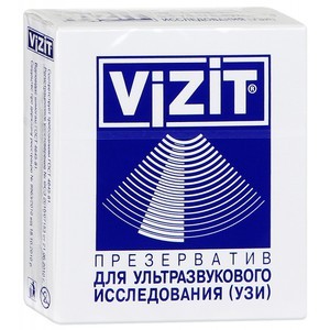 Презерватив Vizit (Визит) для УЗИ, 1 шт. 