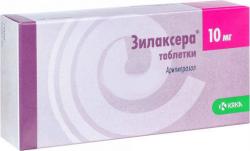 Зилаксера таблетки по 10 мг, 30 шт.