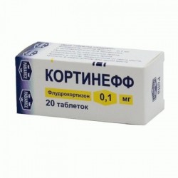 Кортинефф таблетки 0,1 мг, 20 шт.