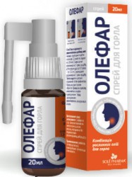 Олефар спрей для горла, 20 мл