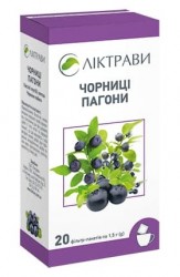 Черники побеги в фильтр-пакетах по 1,5 г, 20 шт.