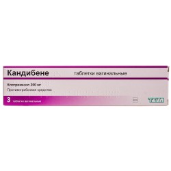 Кандибене таблетки вагинальные по 200 мг, 3 шт.