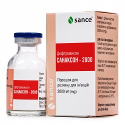 Санаксон-2000 порошок для раствора для инъекций по 2000 мг, 1 шт.