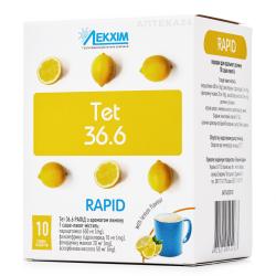 ТЕТ 36.6 Рапид порошок с ароматом лимона по 23 г, 10 шт.