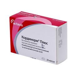 Кординорм Плюс 5 мг/75 мг №30 капсулы