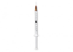 Шприц одноразовый туберкулиновый трехкомпонентный с иглой (БЦЖ и манту), 1 мл