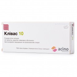 Кливас таблетки для снижения холестерина 10 мг №30 