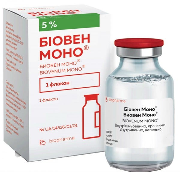 Биовен Моно 5% 100 мл №1 раствор для инфузий