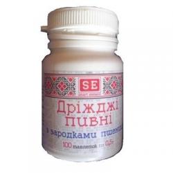 Дрожжи пивные с зародышами пшеницы таблетки N100