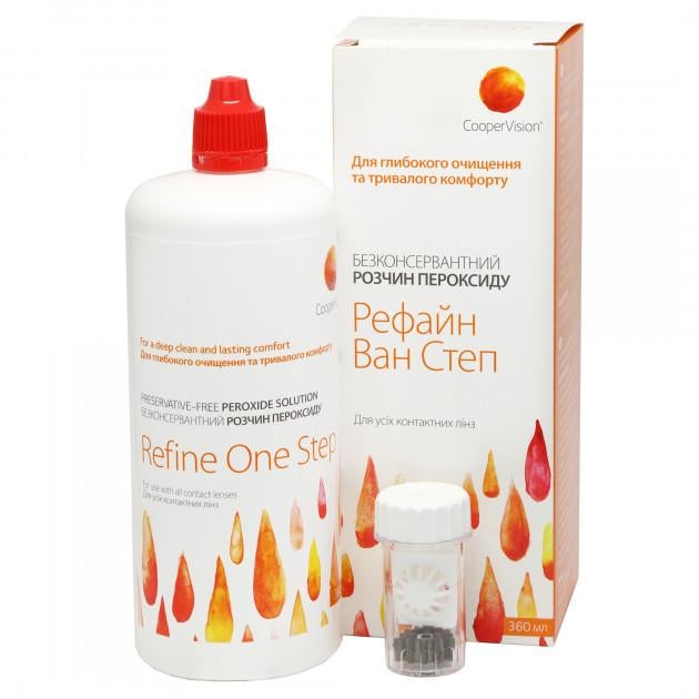 Розчин для контактних лінз Coopervision One Step 360 ml: інструкція ...